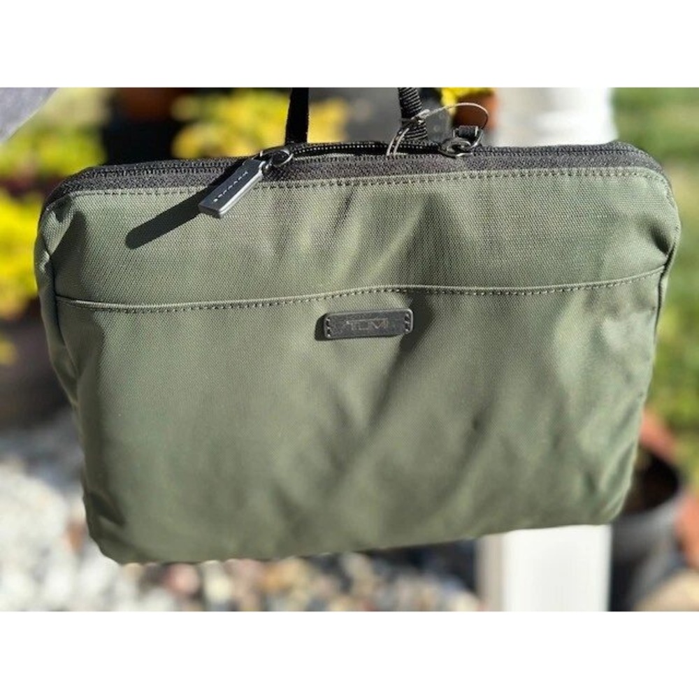 Tumi Just In Case Backpack Olive Green Nylon Packable Travel foldable bag